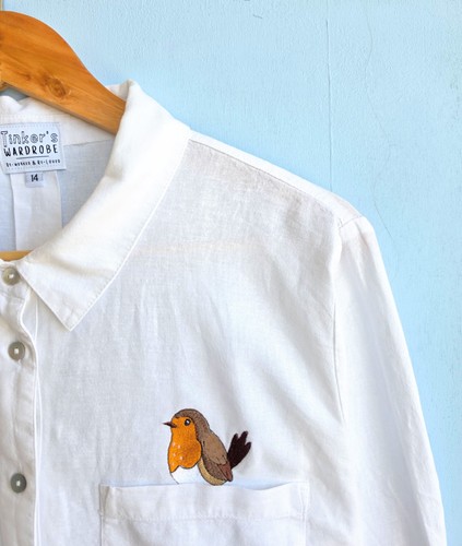 White cotton upcycled
