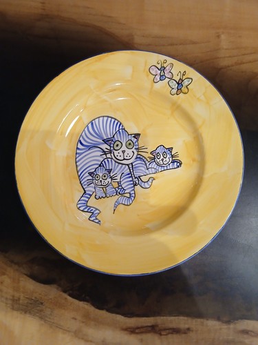 Whimsical cat decoware cork - whimsical,