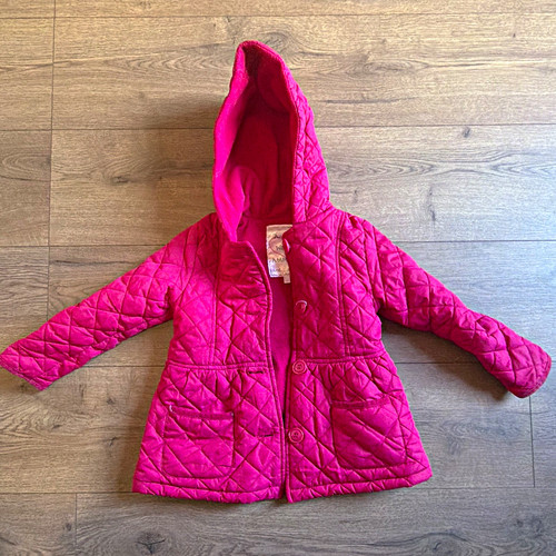 Girls pink quilted - h&m,