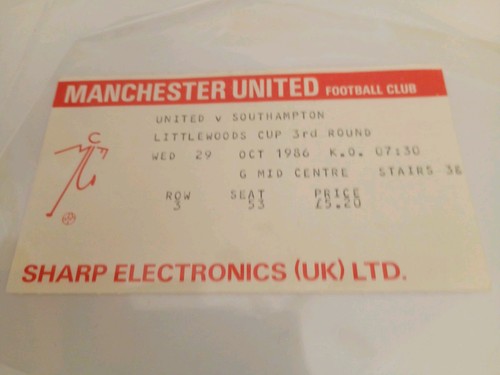 United southampton 1986 job - united,