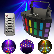 CFX COMVIBE 1 DISCO LIGHT - 3 IN 1 - LED DERBY, STROBE & UV - SEE VIDEO - B Gra