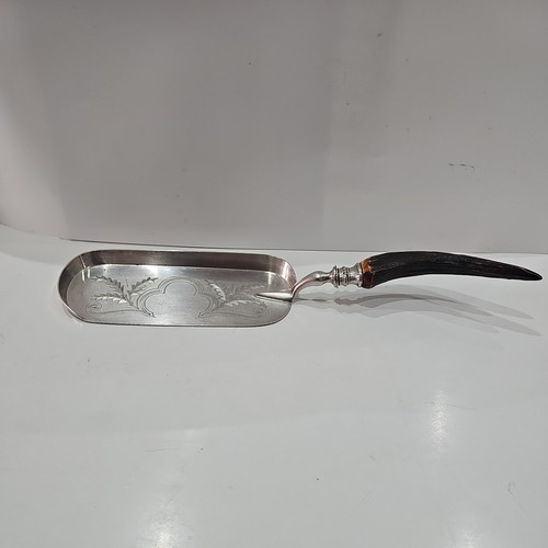 Large antique antler handled - antique,