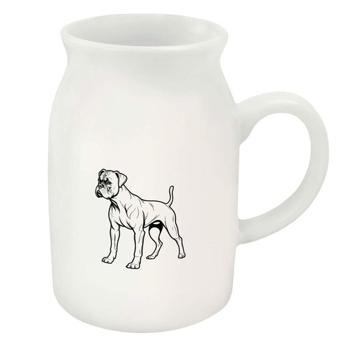 300ml boxer dog ceramic milk - 300ml, dog'