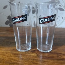 12 x Vintage Carling Pint Beer