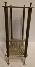 VTG MCM Metal Roman Grille