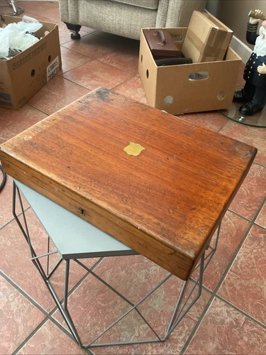Antique victorian cutlery box - victorian,
