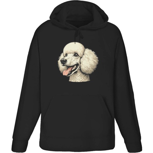 Happy poodle portrait adult - poodle,