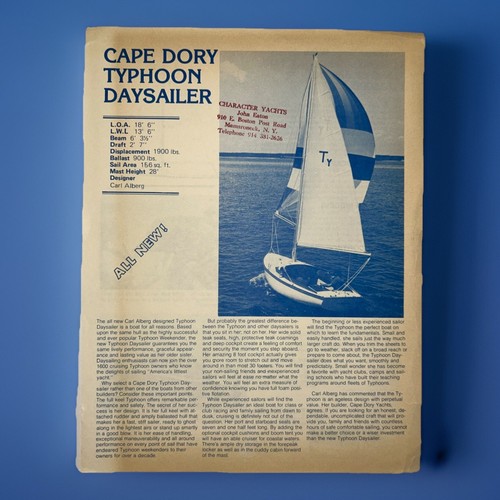 Cape dory typhoon - daysailer, 28