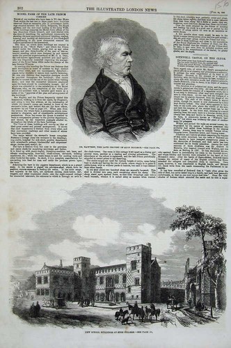 Old antique print - 1862, dr
