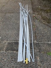 13 Pieces JOB LOT of PVC Pipes, Cable Trunking, Edging Border Strips - JOB LOT