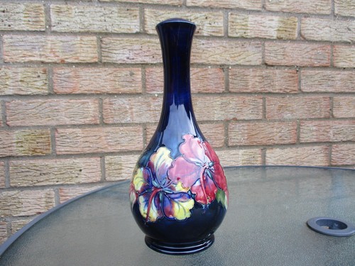 Moorcroft blue hibiscus - moorcroft,