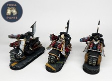 Warhammer 40k - Dark Angels - 3 Ravenwing Outrider Bikes Squad