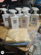 Auto glym valeting kit with products and carry case