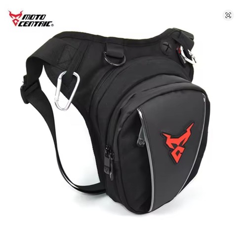 Motorcycle drop waist leg bag - waist,