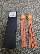 Fairfax And Favor Flower Tassels Coral/mango Suede New Style