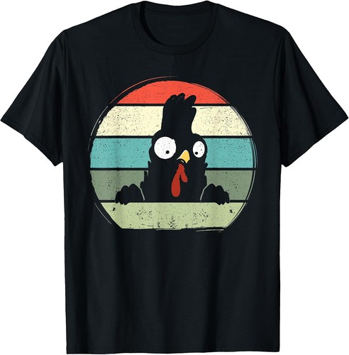 Humorous retro chicken - retro,
