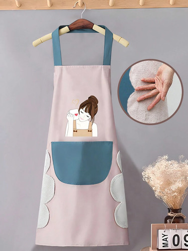 1pc waterproof kitchen apron - 1pc,