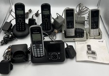 Panasonic & BT Cordless Home Phones JOBLOT Bundle - 5x Phones/ 3x Sets 