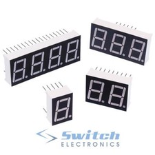 Seven 7 Segment LED Display