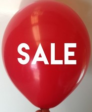 50 SALE Balloons - Latex Helium Quality Red Balloon - POS Balloons Free Postage