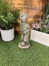 STONE GARDEN FOOTBALLER GIFT