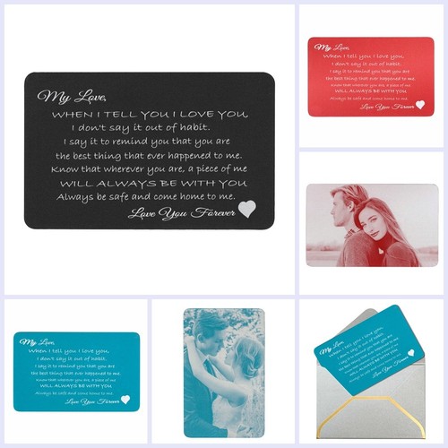 Anodized aluminum love you - anodized, "love