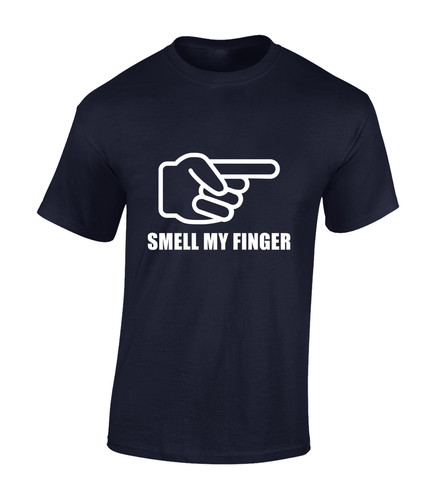Smell finger mens - my, shirt