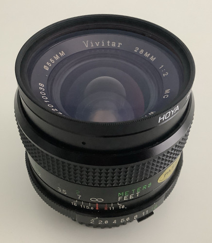 Vivitar 28mm wide - 28mm, f/2