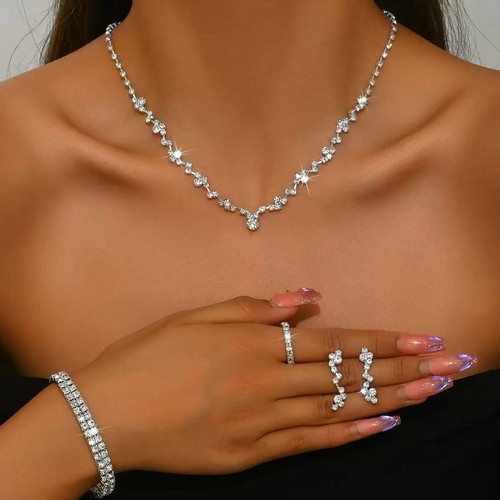 Shining earrings rhinestone - earrings,