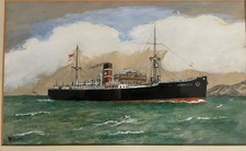 Watercolour with gouache - with,