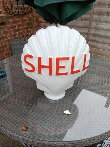 Shell petrol pump globe - petrol,