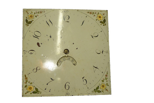 Antique painted dial 30 - antique,
