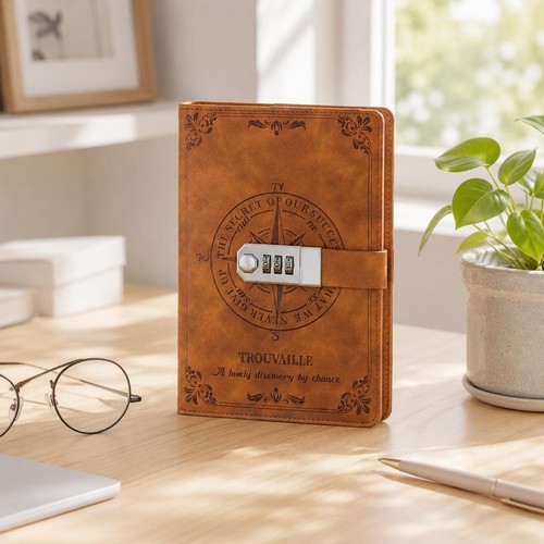 Retro secret journal book - a5,