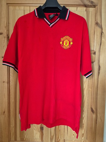 Man utd polo shirt - polo-shirt, red