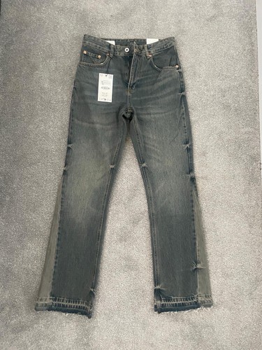 Blue grey zara men flared - blue/grey,