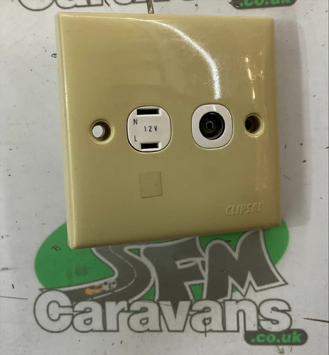 Clipsal socket caravan - tv,
