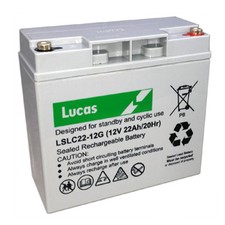 Lucas AGM 12V 22Ah (18+ Holes)