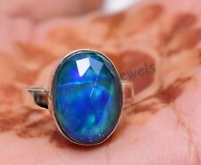 Aurora Blue Opal 925 Sterling