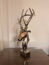 Silver Stags Head Metal