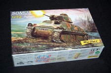Heller 1/72 Scale Char Somua S35 Cavalry Tank Model Kit