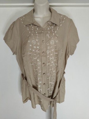Ladies beige blouse s - beige, by