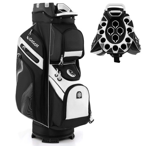 Golf cart bag - molded, lock