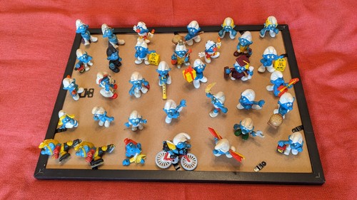 34x vintage smurfs - vintage, peyo