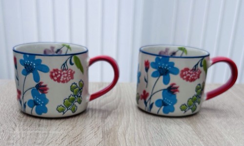 Pair joyye floral - joyye, ceramic