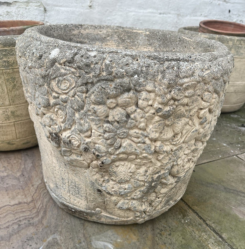 Pair round grey - round,