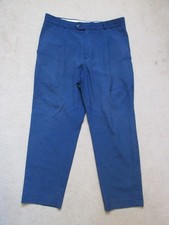 GTC Blue Check Golf Trousers W 34", L 29", Slightly Marked