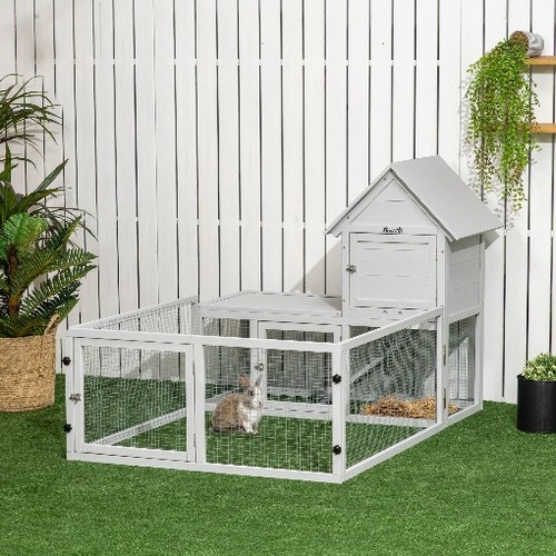 Indoor rabbit hutch - rabbit, pig