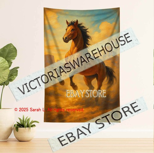 Horse tapestry western