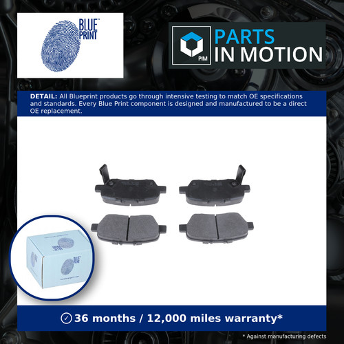 Brake pads set rear - set, adh24292