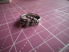 The Great Frog Bone Hand Ring Size S